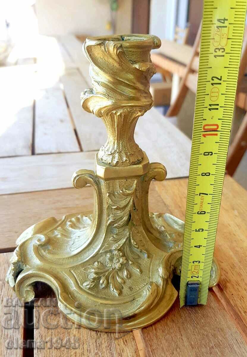 Antique candle holder with price 180.00 BGN | € 92.03 Antique candle holder with price 180.00 BGN | € 92.03