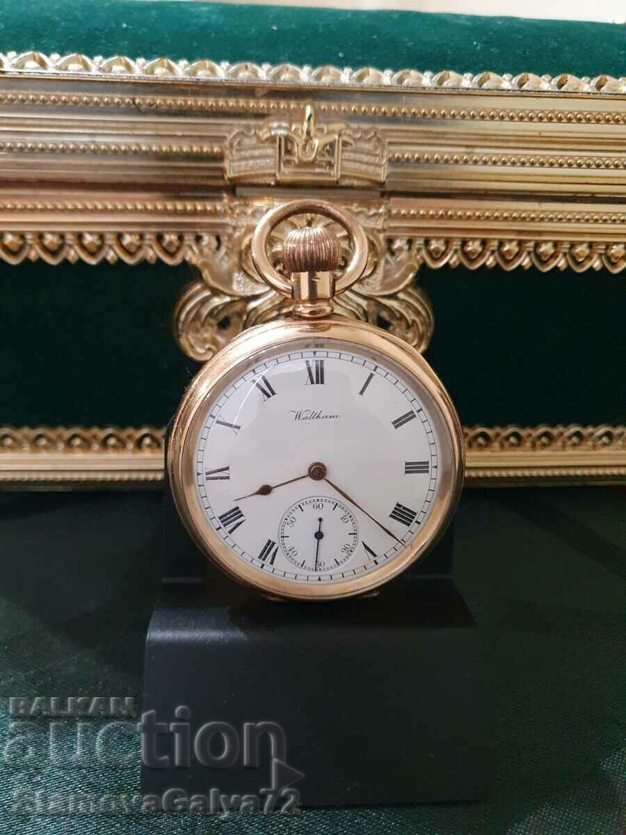 Unique collectible Waltham pocket watch