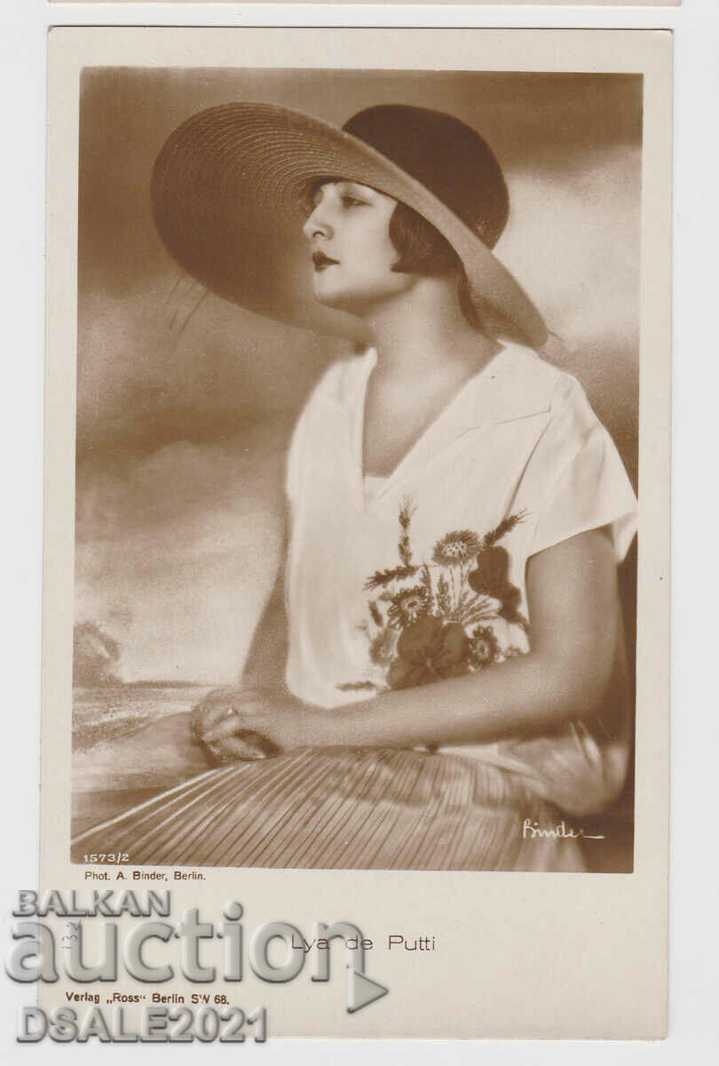 παλιά ηθοποιός με καρτ ποστάλ Lya de Putti /69031