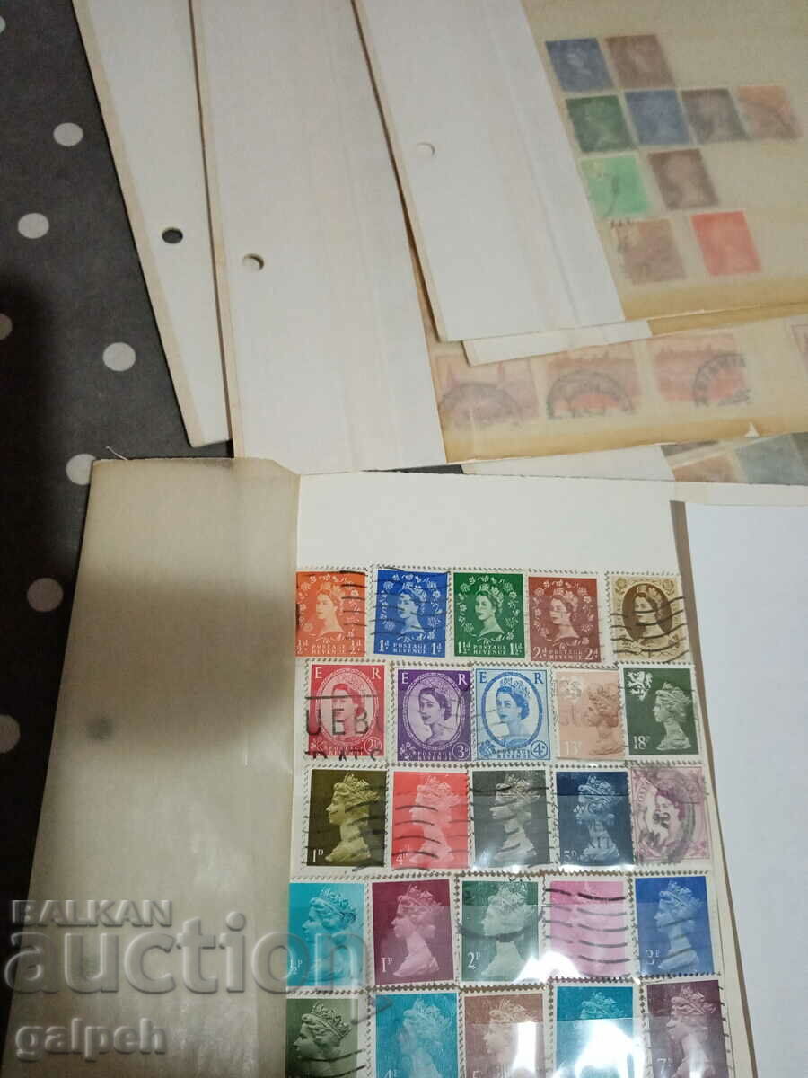 POSTAGE STAMPS - GREAT BRITAIN - ELIZABETH 2 - 55 pcs. - BGN 15 with price 15.00 BGN | € 7.67 POSTAGE STAMPS - GREAT BRITAIN - ELIZABETH 2 - 55 pcs. - BGN 15 with price 15.00 BGN | € 7.67