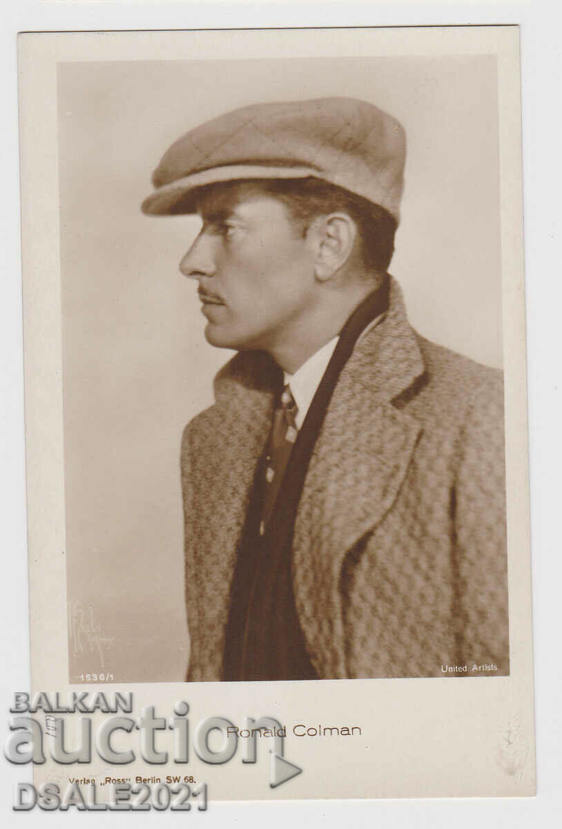 παλιός ηθοποιός με καρτ ποστάλ Ronald Colman /69028