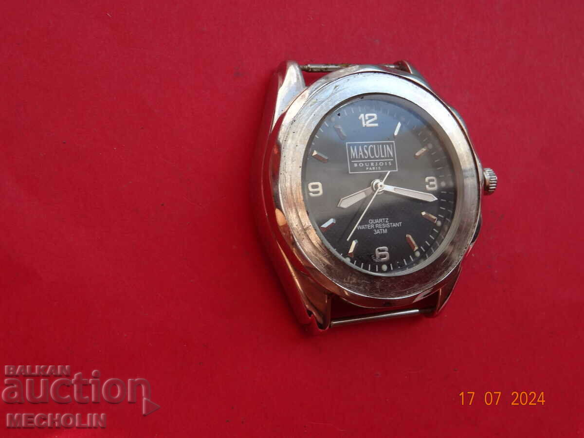 QUARTZ WATCH MASCULIN PARIS with price 20.00 BGN | € 10.23 QUARTZ WATCH MASCULIN PARIS with price 20.00 BGN | € 10.23