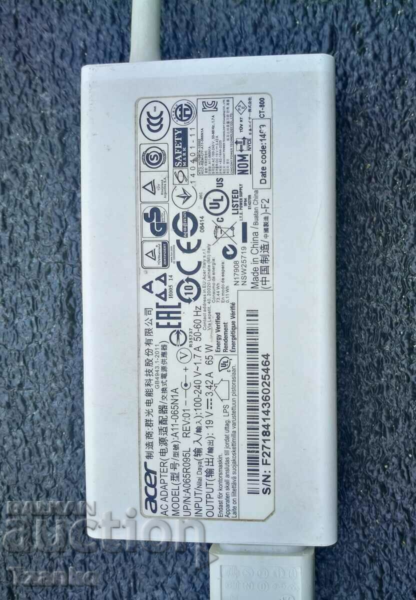Acer Laptop Power Supply