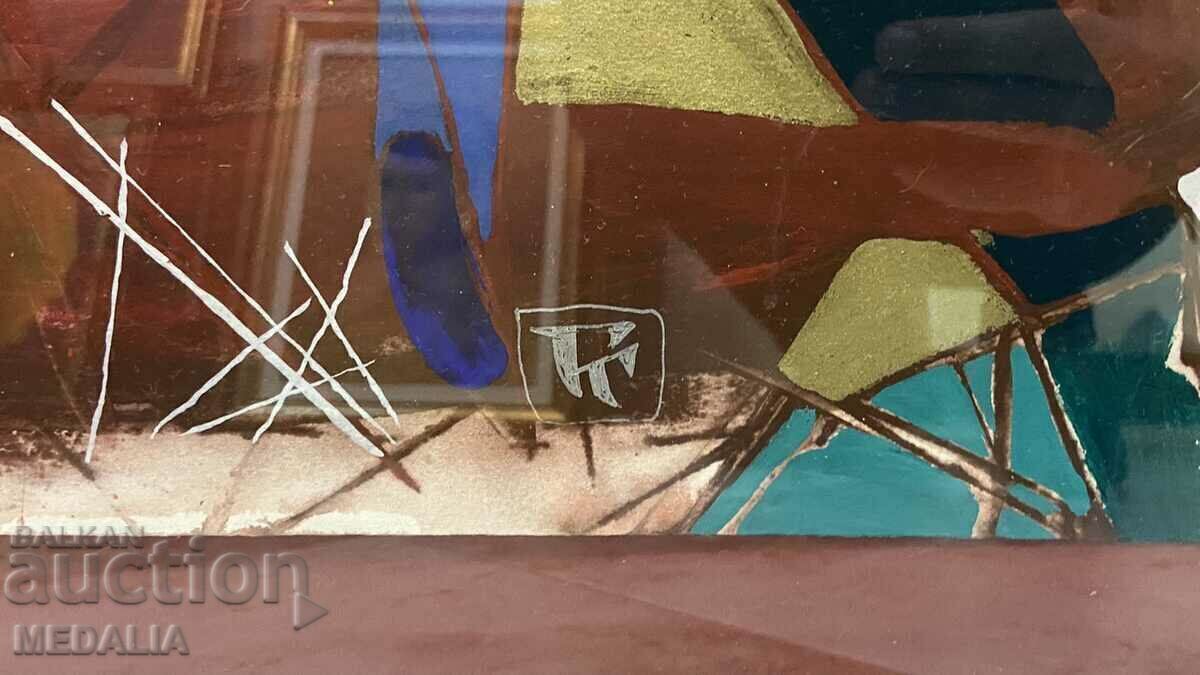 Gancho Karabazhakov-"Abstraction"-μικτή τεχνική-υπογραφή με τιμή € 1800.00 | 3520.49 BGN