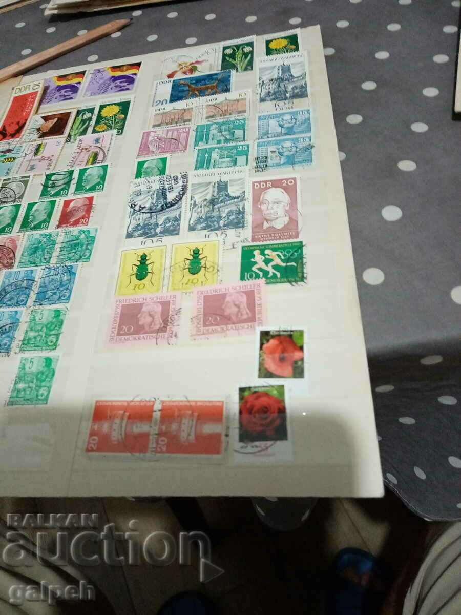 Delivery of POSTAGE STAMPS - GDR/GERMANY - 55 pcs. - BGN 7 Delivery of POSTAGE STAMPS - GDR/GERMANY - 55 pcs. - BGN 7