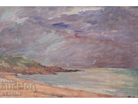 Dimo Nikolov-„Zaliv”-vopsele în ulei-semnate