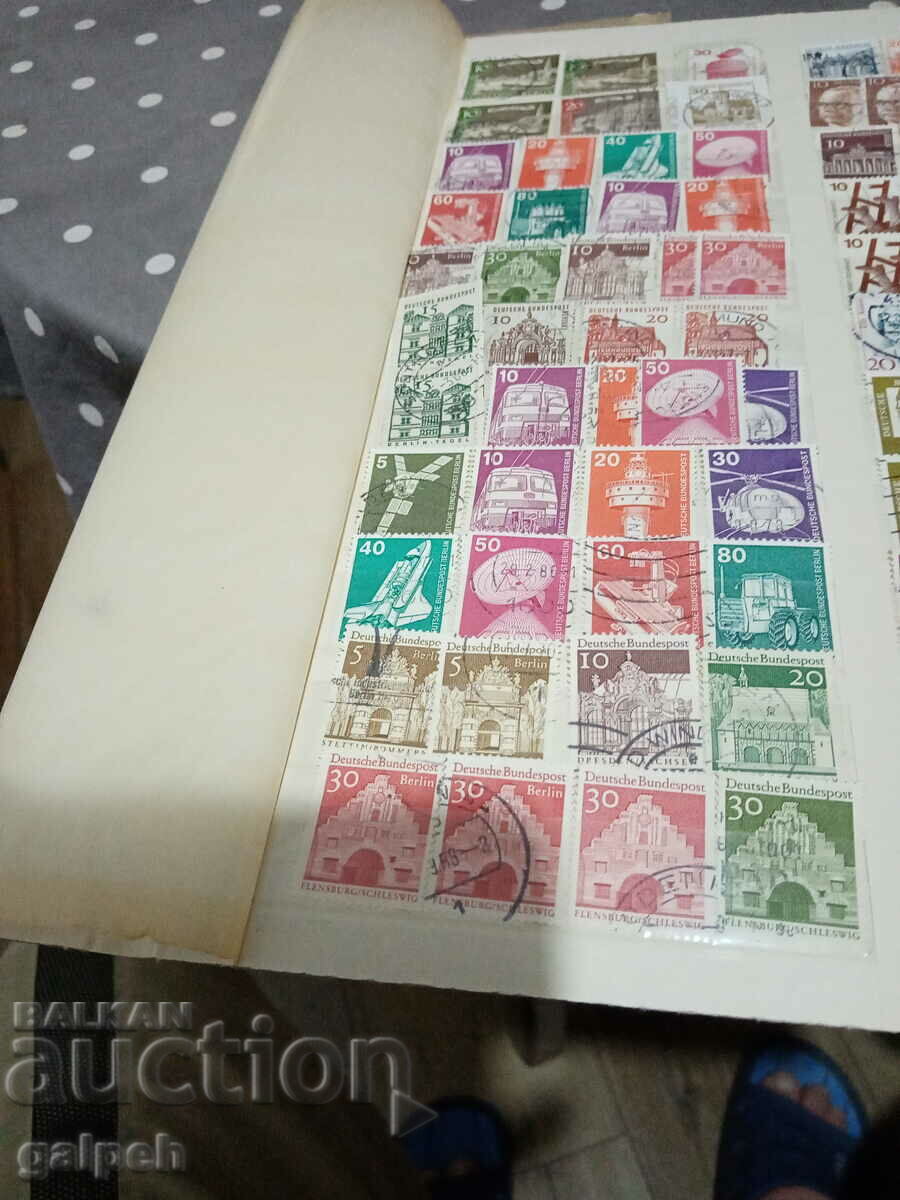 POSTAGE STAMPS - GERMANY - 90 pcs. - BGN 10 with price 10.00 BGN | € 5.11 POSTAGE STAMPS - GERMANY - 90 pcs. - BGN 10 with price 10.00 BGN | € 5.11