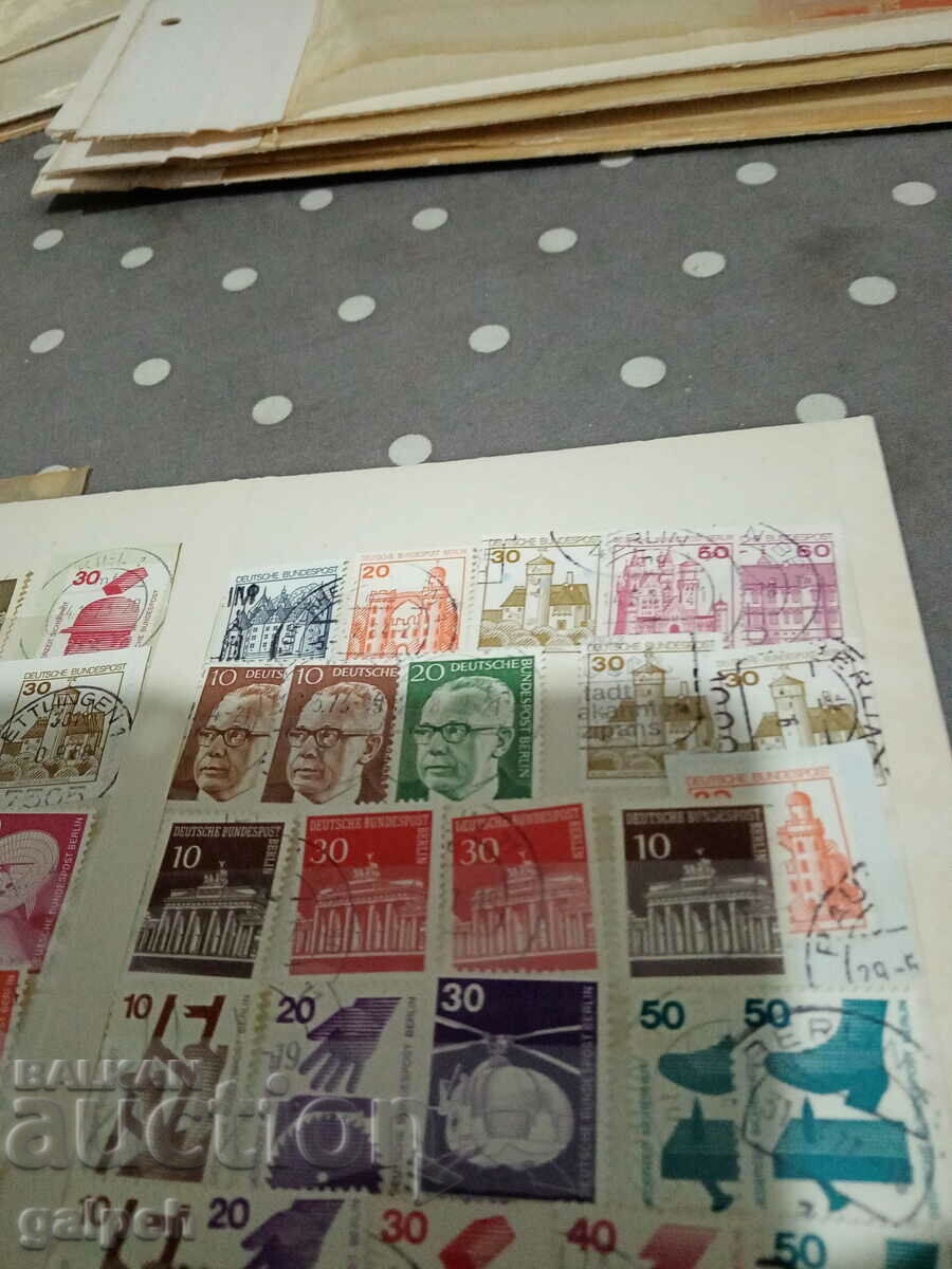 POSTAGE STAMPS - GERMANY - 90 pcs. - BGN 10 - 5 POSTAGE STAMPS - GERMANY - 90 pcs. - BGN 10 - 5