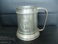 No.*7629 old metal pewter cup / mug