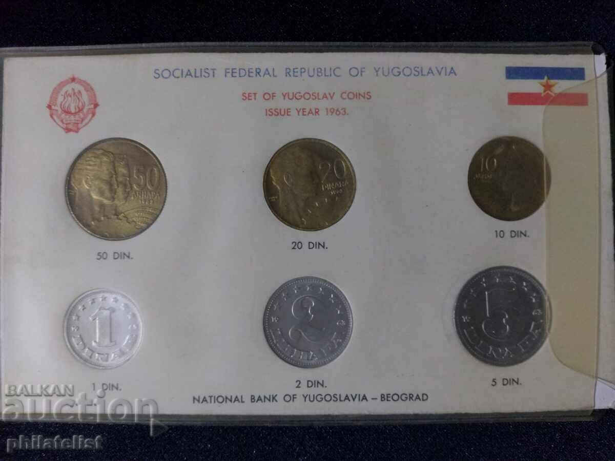 Yugoslavia 1963 - Complete set of 6 coins with price 22.00 BGN | € 11.25 Yugoslavia 1963 - Complete set of 6 coins with price 22.00 BGN | € 11.25
