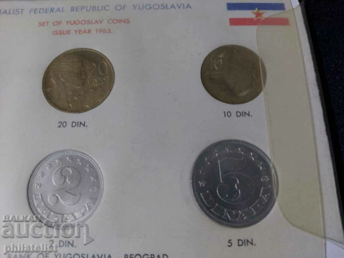 Auction Yugoslavia 1963 - Complete set of 6 coins Auction Yugoslavia 1963 - Complete set of 6 coins