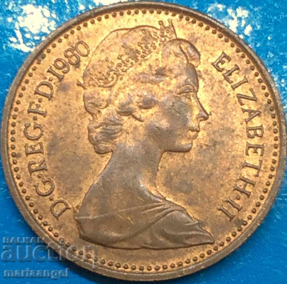 Marea Britanie 1/2 penny 1980 Elizabeth