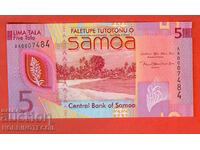WESTERN SAMOA SAMOA 5 numărul 2023 NOUL UNC POLIM