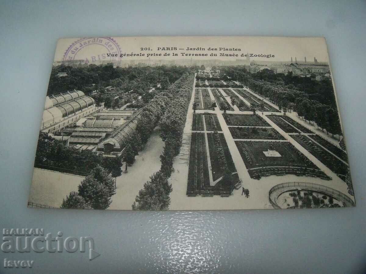 Auction  Old postcard view of Paris, 1910.