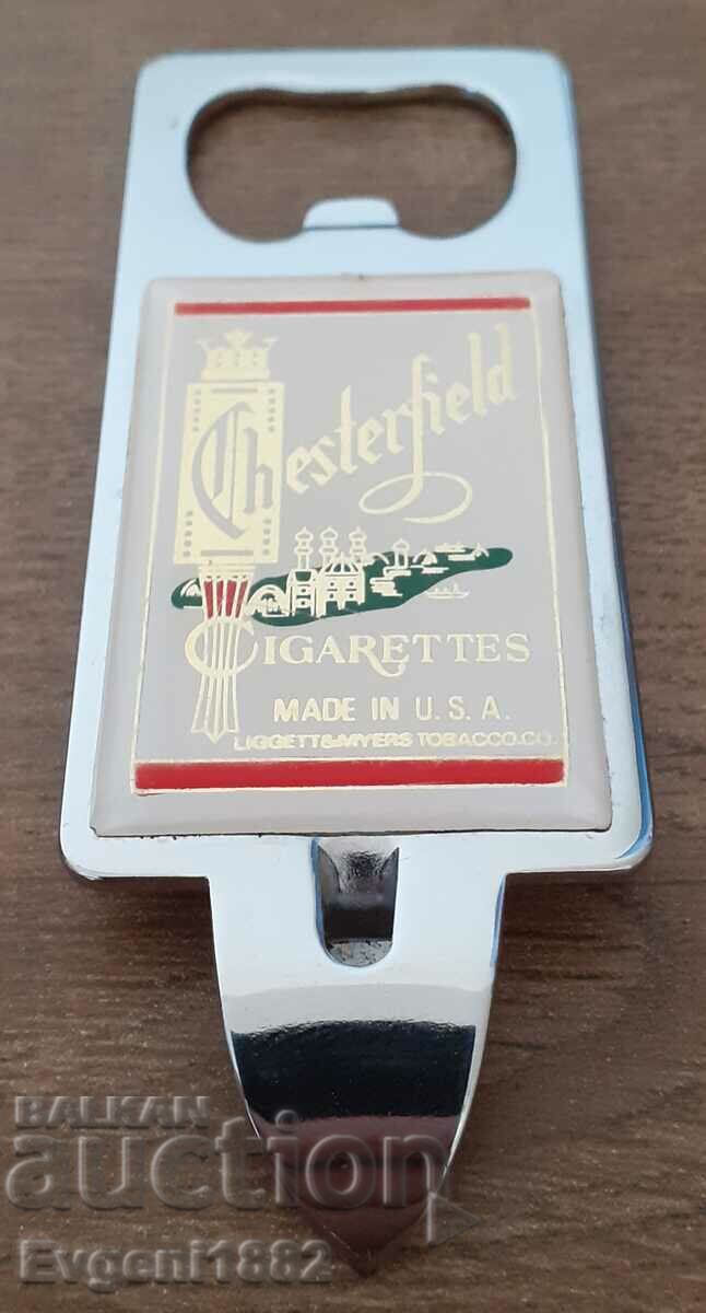 Chesterfield - Deschizător vechi pentru țigări, fabricat în Japonia