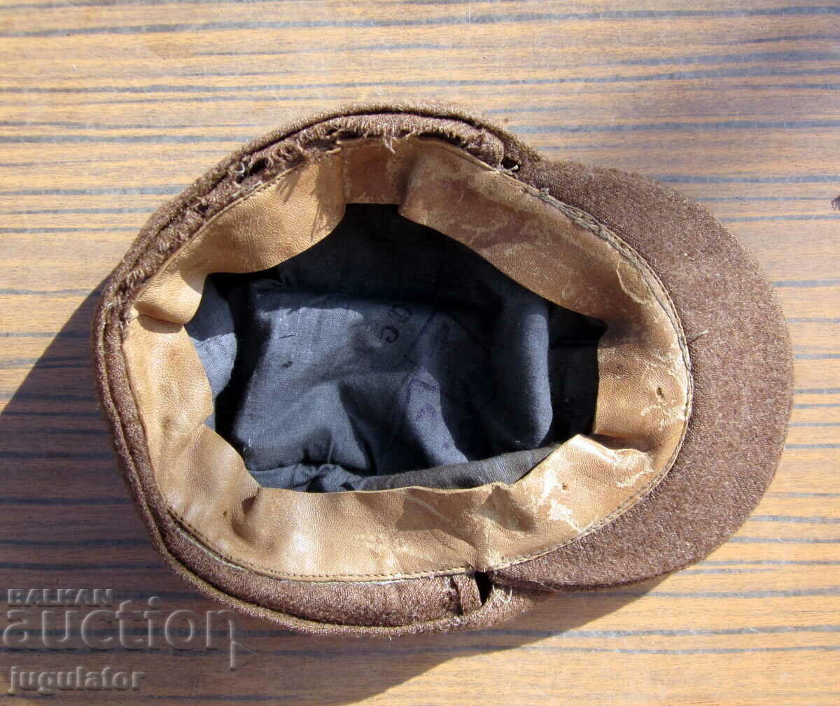 WWI Bulgarian Royal Artillery Combat Cap Royal Cap - 6 WWI Bulgarian Royal Artillery Combat Cap Royal Cap - 6