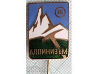 16463 Insigna - Alpinism clasa a III-a - email bronz