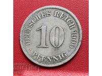 Γερμανία-10 pfennig 1900 A-Berlin