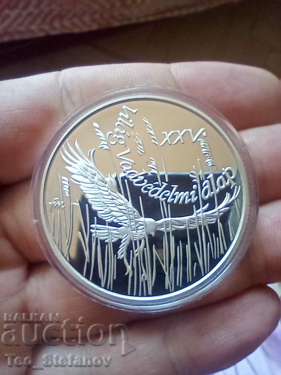 500 Forint 1988 Ungaria argint WWF rare
