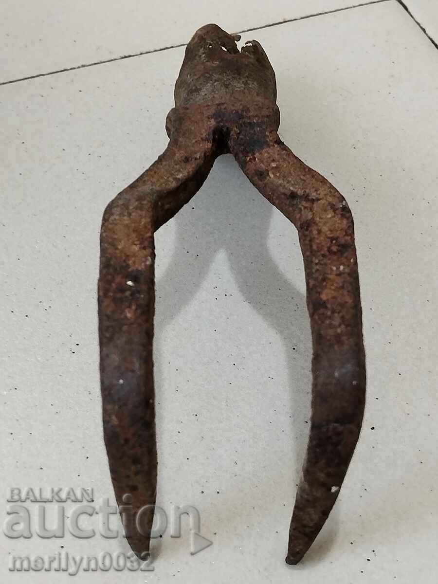 Delivery of Old Wrought Two Prong, Pitchfork, Wrought Iron