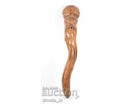 Wood hanger, wood carving "The Spirit of the Magic Lamp".