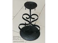 Old wrought iron candlestick