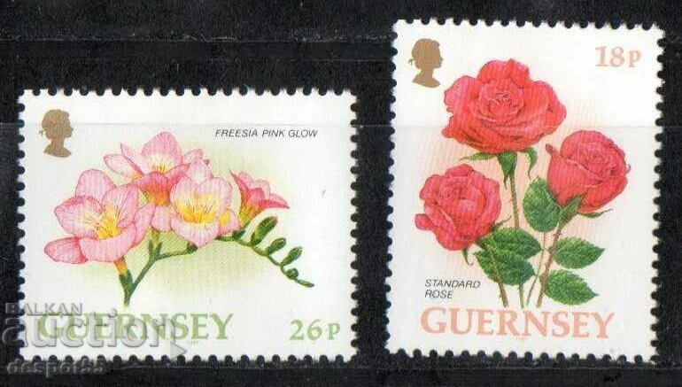 1997. Guernsey. Flowers.