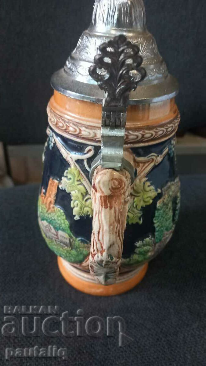 Delivery of BEAUTIFUL PAINTED CERAMIC JUG Delivery of BEAUTIFUL PAINTED CERAMIC JUG