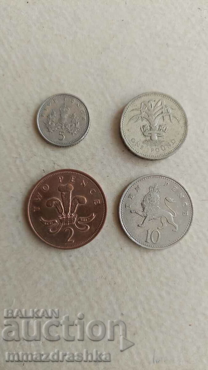 Британски монети