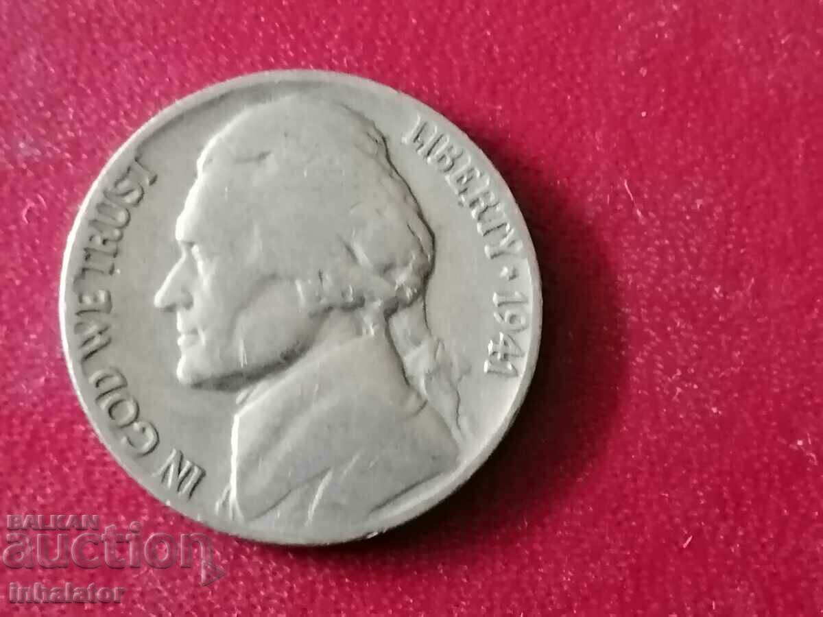 1941 год 5 цента  САЩ