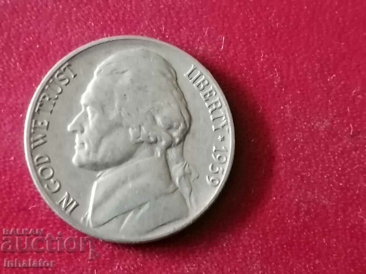 1939 ΗΠΑ 5 σεντς