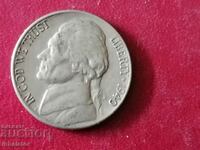 1940 год 5 цента САЩ