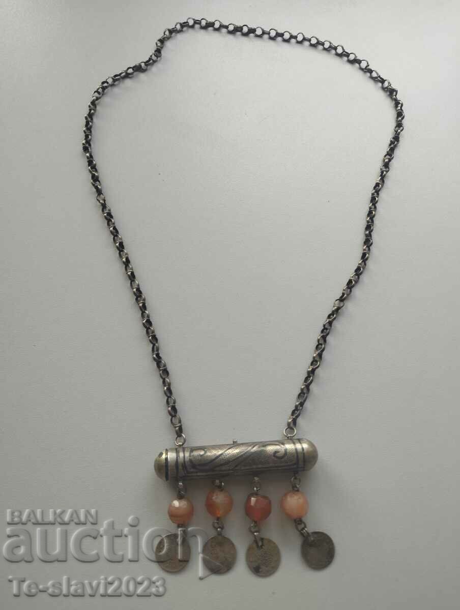 Old Turkish - Ottoman Silver jewelry, nielo