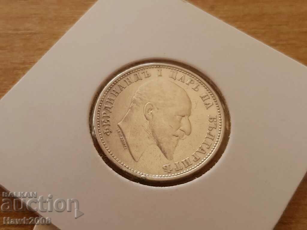 1 lev 1910 KINGDOM OF BULGARIA Silver Coin 2 - 6 1 lev 1910 KINGDOM OF BULGARIA Silver Coin 2 - 6