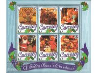 1997. Guernsey. Χριστούγεννα. ΟΙΚΟΔΟΜΙΚΟ ΤΕΤΡΑΓΩΝΟ.