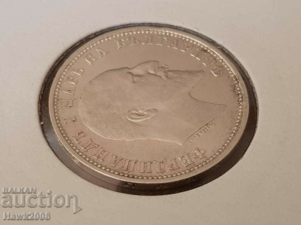 1 λεβ 1910 ΒΑΣΙΛΕΙΟ ΒΟΥΛΓΑΡΙΑΣ Ασημένιο νόμισμα 7 - 6