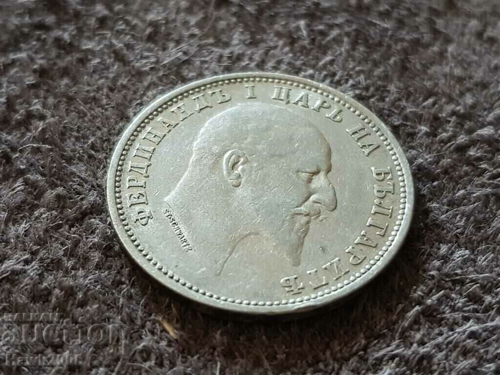 1 lev 1910 KINGDOM OF BULGARIA Silver Coin 9 - 6 1 lev 1910 KINGDOM OF BULGARIA Silver Coin 9 - 6