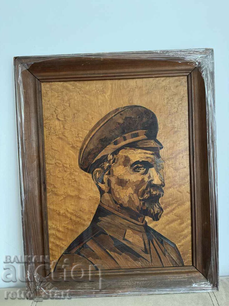 Delivery of Painting, marquetry