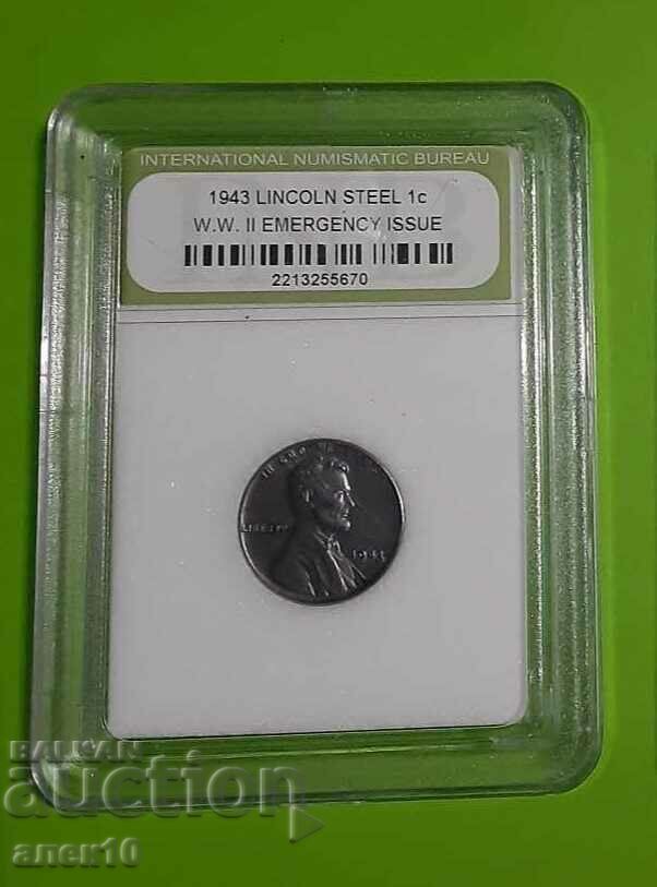 SUA 1 cent 1943