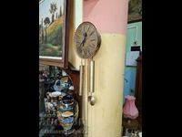 Σπάνιο αντίκες γερμανικό ρολόι τοίχου Krauss