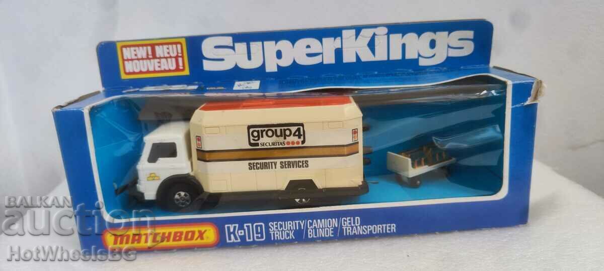 MATCHBOX LESNEY Super King No. K/19 Security Truck MATCHBOX LESNEY Super King No. K/19 Security Truck