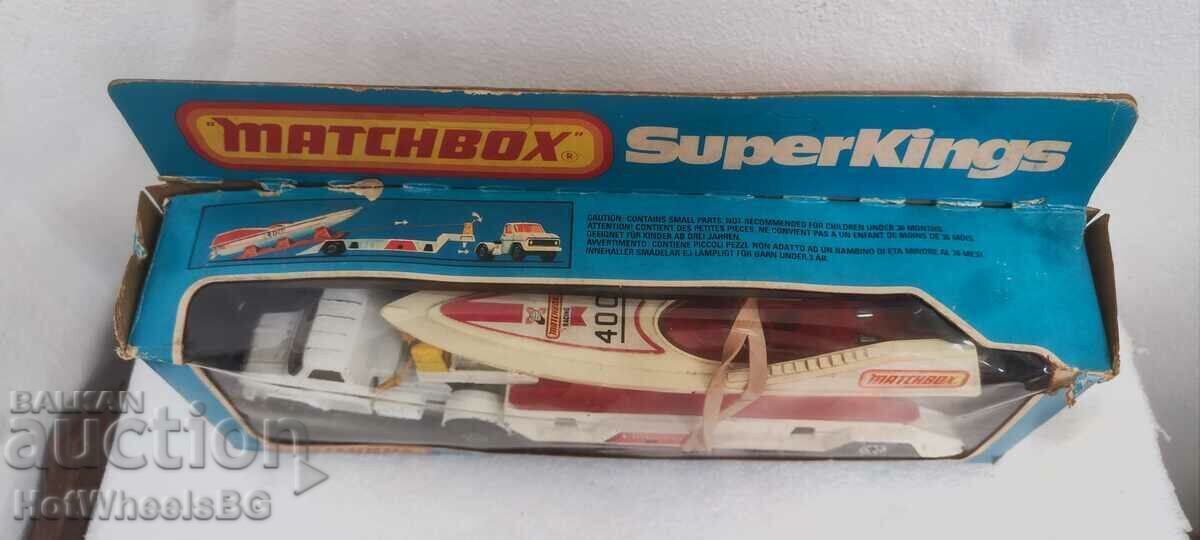Auction MATCHBOX LESNEY Super King No. K27 Power Boat and Transporter Auction MATCHBOX LESNEY Super King No. K27 Power Boat and Transporter