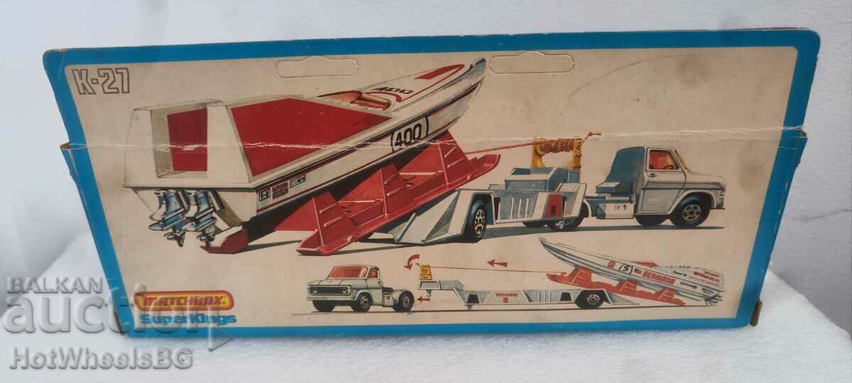 MATCHBOX LESNEY Super King No. K27 Power Boat and Transporter - 5 MATCHBOX LESNEY Super King No. K27 Power Boat and Transporter - 5