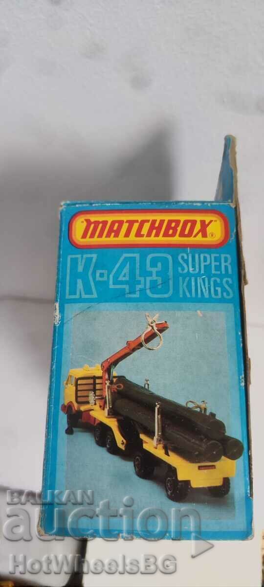 MATCHBOX LESNEY Super King No. K43 Log Transporter - 6 MATCHBOX LESNEY Super King No. K43 Log Transporter - 6
