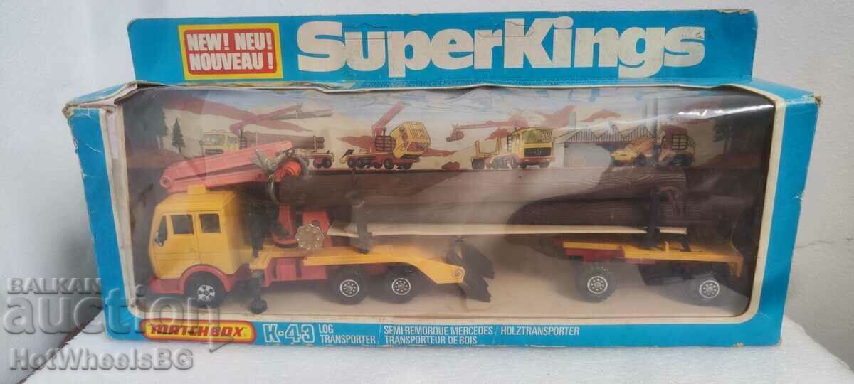 MATCHBOX LESNEY Super King No. K43 Log Transporter MATCHBOX LESNEY Super King No. K43 Log Transporter