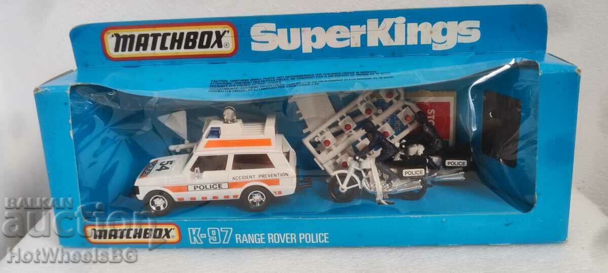 MATCHBOX LESNEY Super King No. K97 Rance Rover Police MATCHBOX LESNEY Super King No. K97 Rance Rover Police