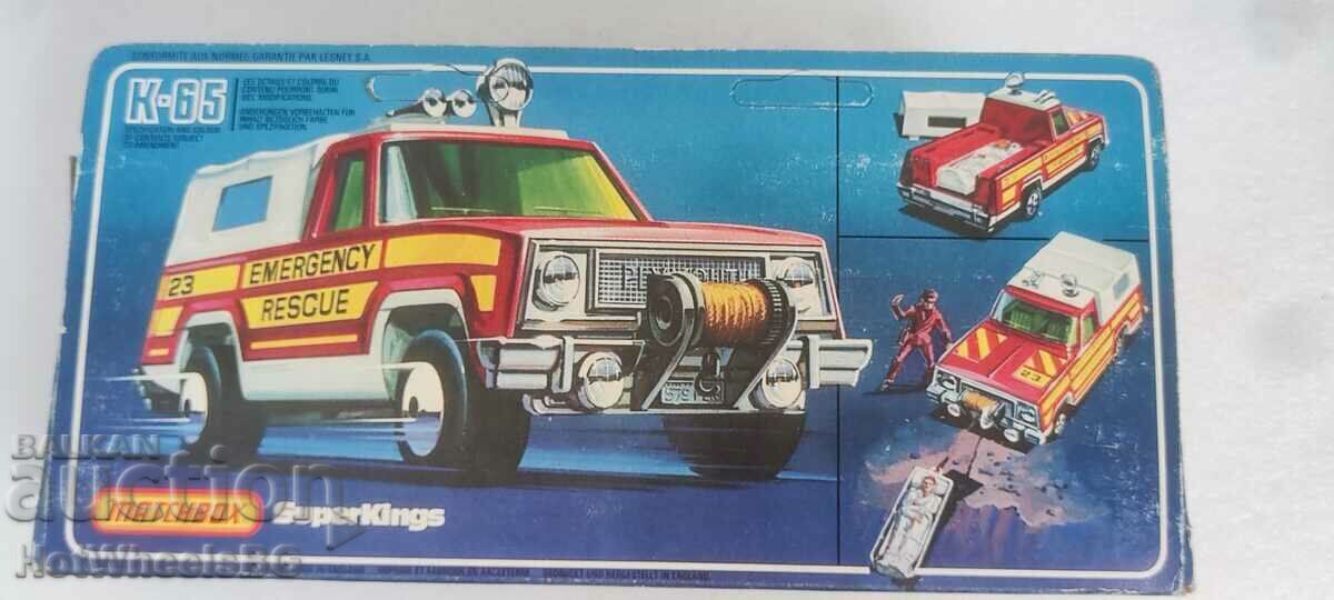 MATCHBOX LESNEY Super King No. K65 Plymouth Emergency Rescue - 6 MATCHBOX LESNEY Super King No. K65 Plymouth Emergency Rescue - 6