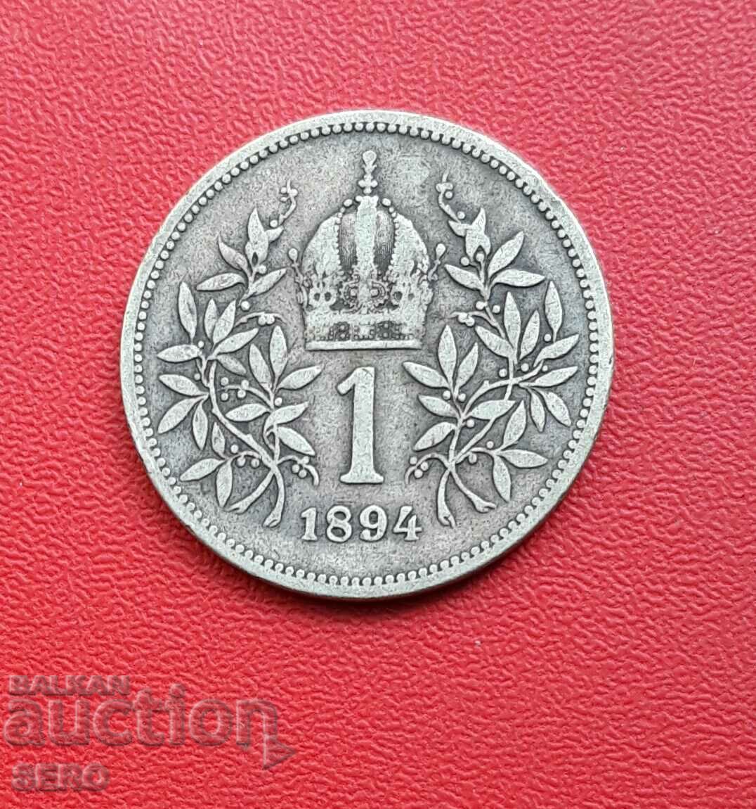 Austria-Hungary-1 crown 1894