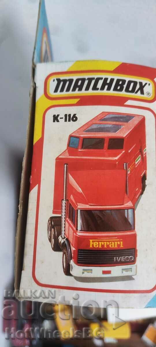 Παράδοση MATCHBOX LESNEY Super King No. K116 Racing Car Transporter Παράδοση MATCHBOX LESNEY Super King No. K116 Racing Car Transporter
