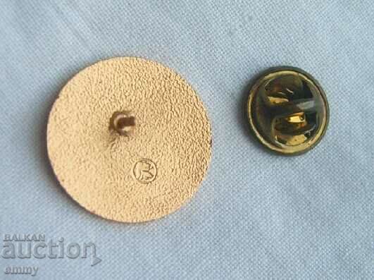 Auction Badge badge - 75 years Bulgarian Olympic Committee, BOC Auction Badge badge - 75 years Bulgarian Olympic Committee, BOC